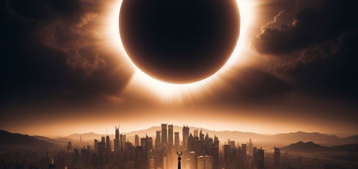solar eclipse in makkah image