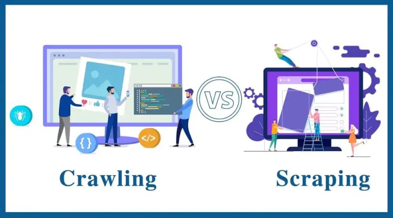 Data Scraping Vs Data Crawling Meaning Of Web Crawling Promptcloud - Premium Vintage Art Gallery - Desktop