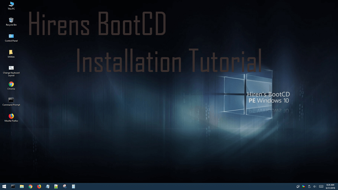 Hirens BootCD Flash Drive