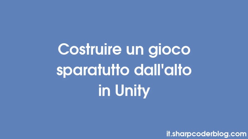 Building A Top Down Shooter Game In Unity Sharp Coder Blog - Retina City Pictures for Desktop