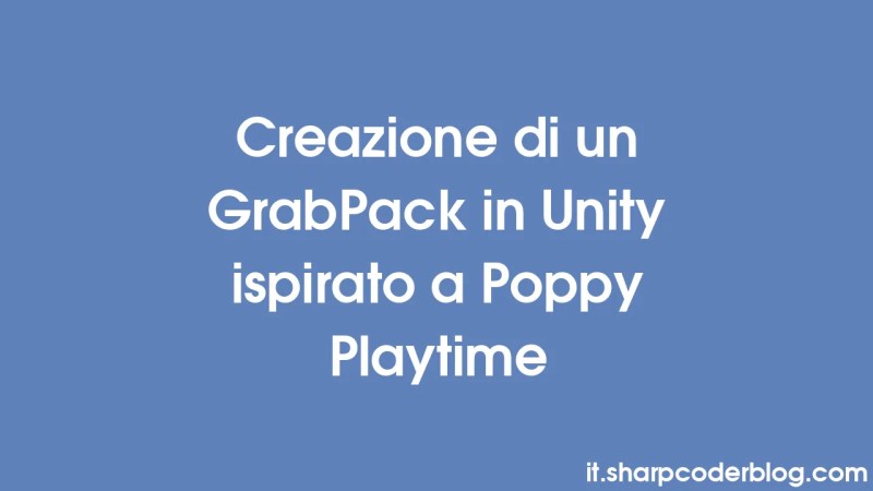 Creating A Grabpack In Unity Inspired By Poppy Playtime Sharp Coder Blog - Download Modern Ocean Illustration | Ultra HD