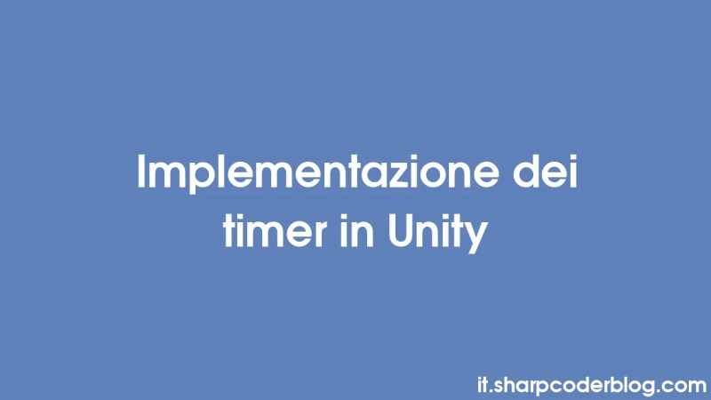 Come Mettere In Pausa Il Gioco In Unity Sharp Coder Blog - Desktop Vintage Wallpapers for Desktop