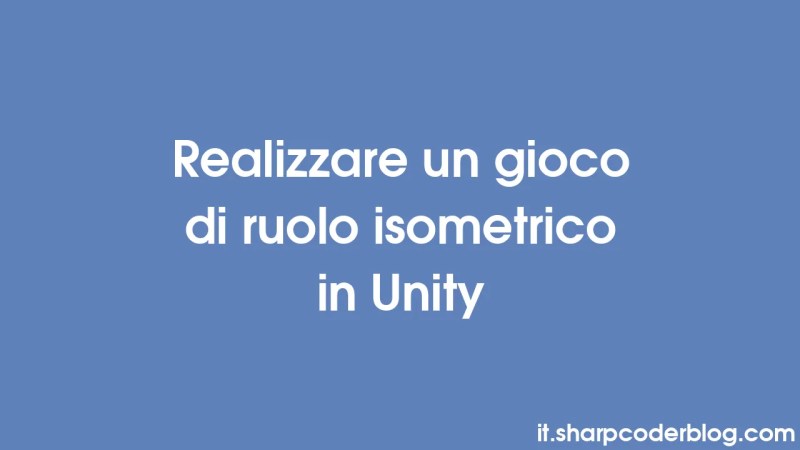 Making An Isometric Rpg In Unity Sharp Coder Blog - Premium Vintage Photo - HD