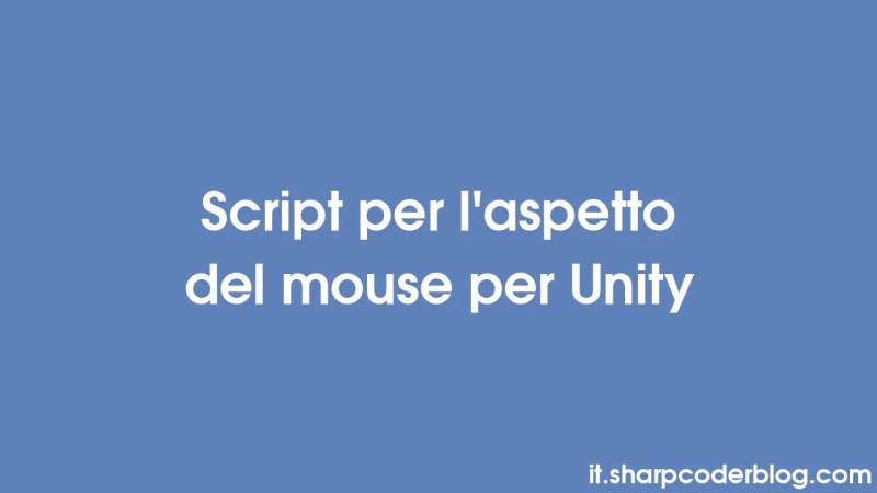 Script Per Creare Un Interruttore Della Luce In Unity Sharp Coder Blog - Mobile Colorful Wallpapers for Desktop