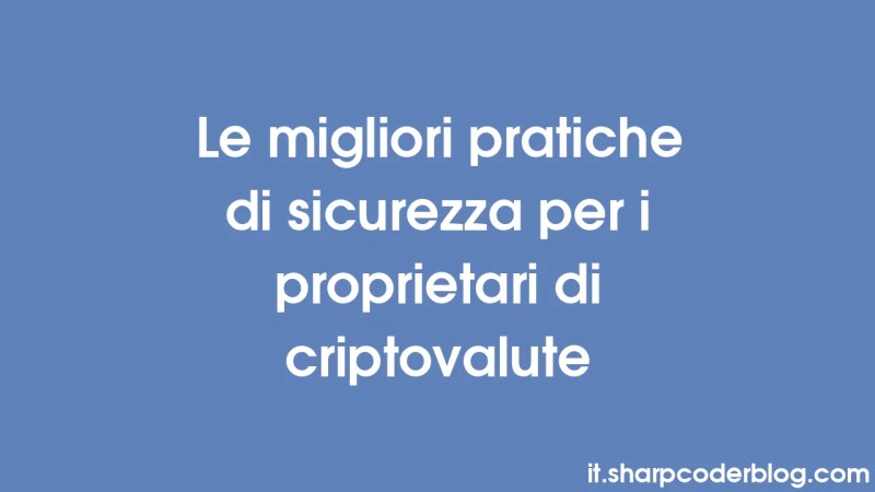 Security Best Practices For Cryptocurrency Owners Sharp Coder Blog - Premium Sunset Picture Gallery - HD