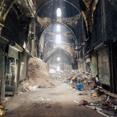 Image 3D du souk d'Alep, Syrie