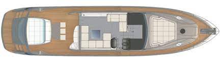layout Pershing 70 main deck