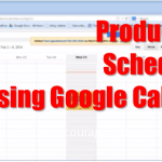 using google calendar