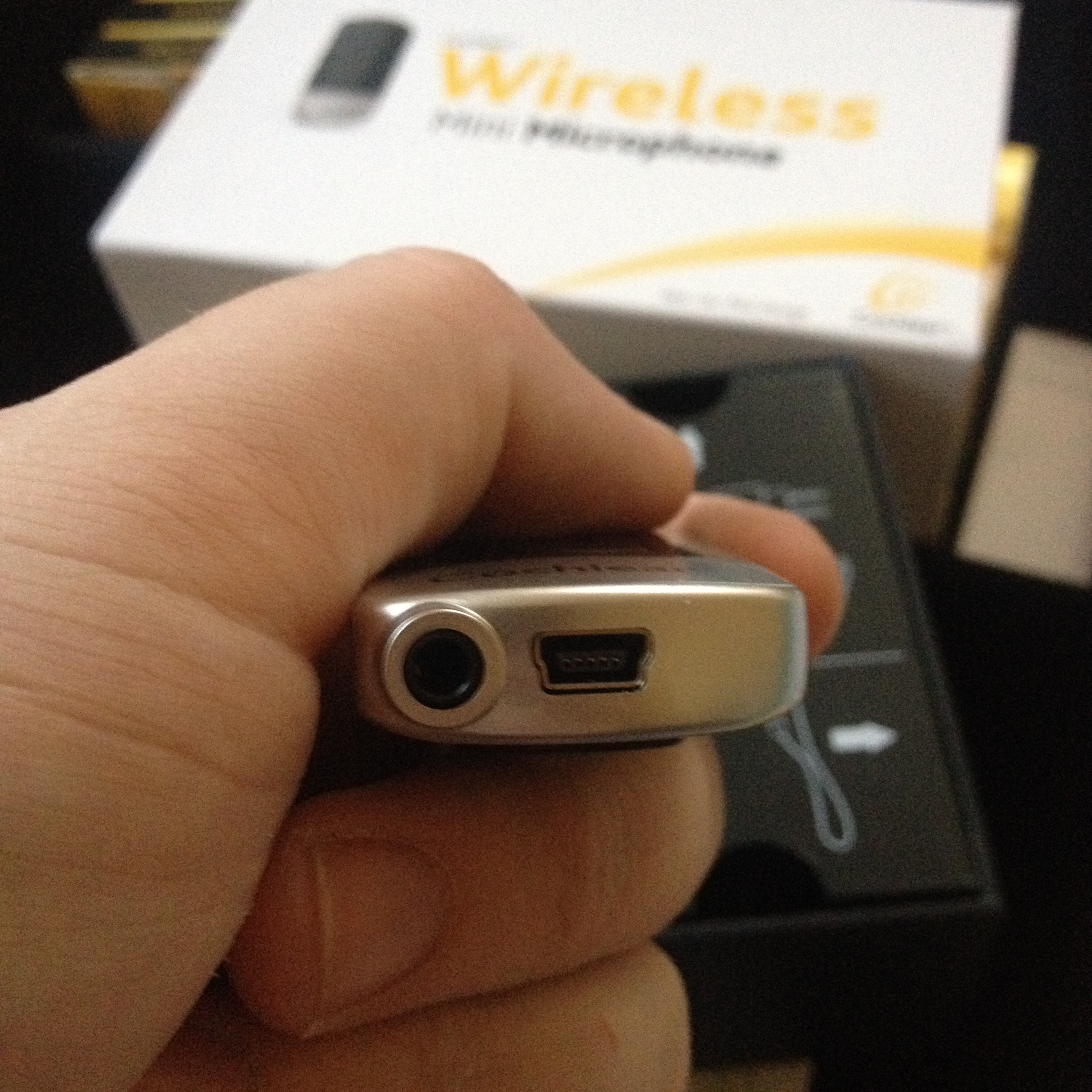 Also has a 3.5 inch headphone port....