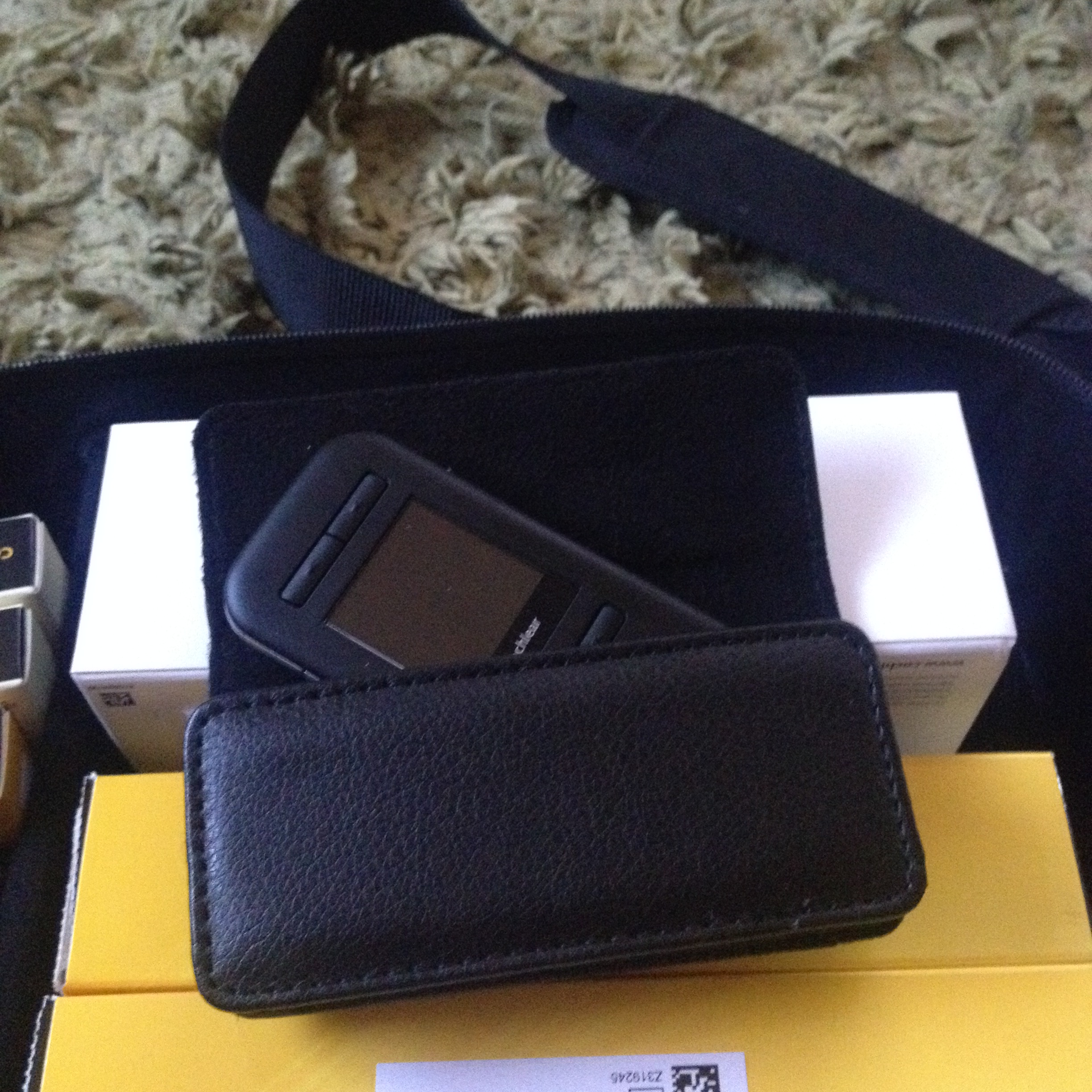 Remote came with a leather belt clip case, not sure if I'm going to wear this though