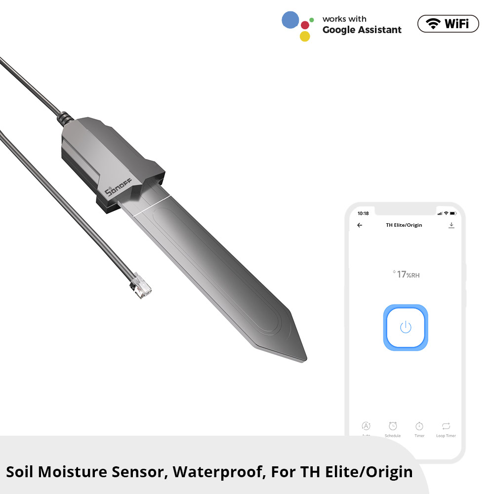 SONOFF MS01- Smart Soil Moisture Sensor with RJ9 Adapter | ITEAD
