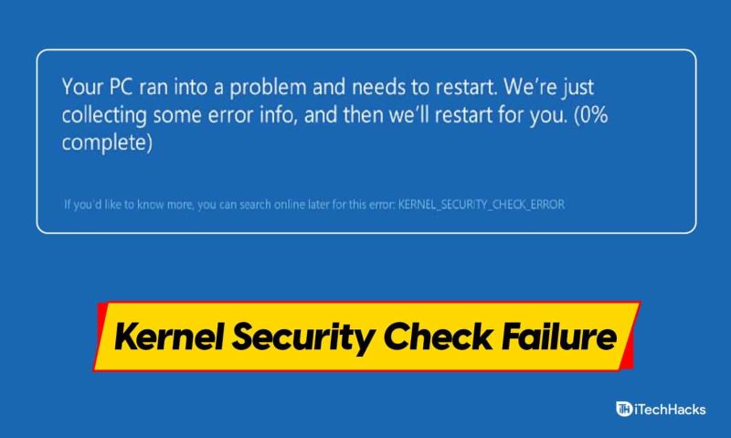 How To Fix Kernel Security Check Failure On Windows 11 Splaitor - Premium Gradient Photo Gallery - 8K