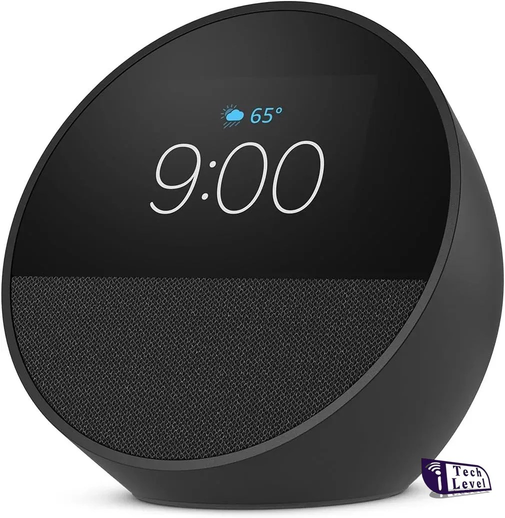 Amazon Echo Spot smart alarm clock with Alexa and crisp speaker