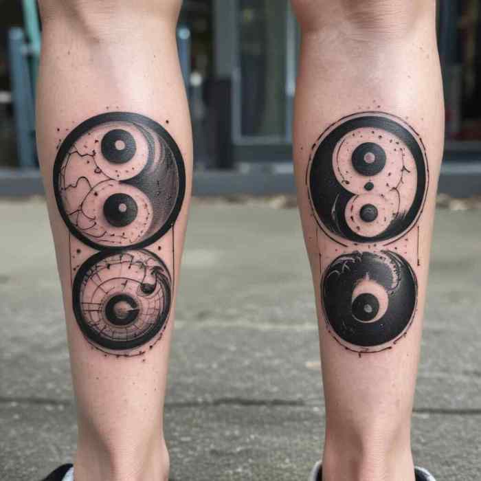 AI vs. Human Yin Yang Tattoo