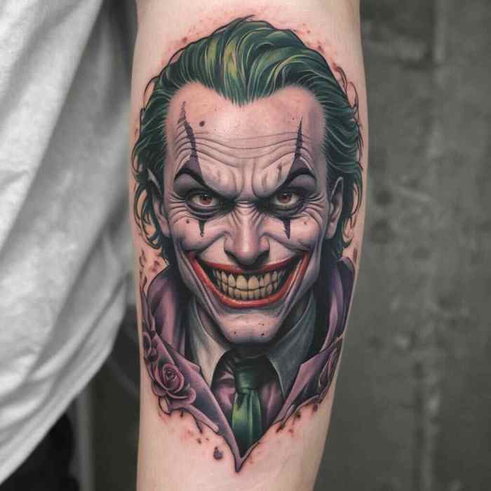 Animated Series Joker tattoo