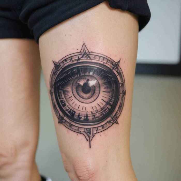 Armin Arlerts Intelligent Gaze tattoo