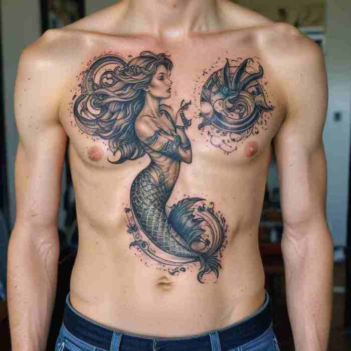 Atlantean Mermaid Tattoo