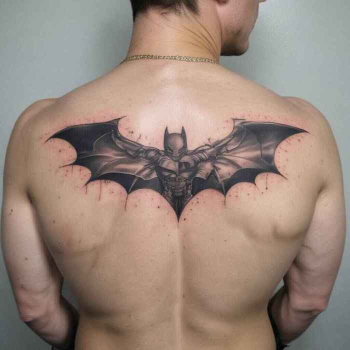 Batman and Robin tattoo