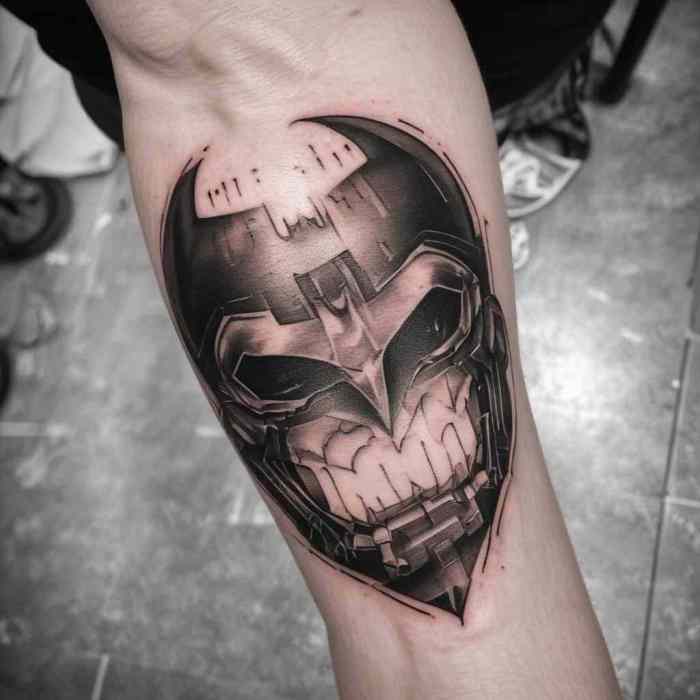 Batmobile tattoo