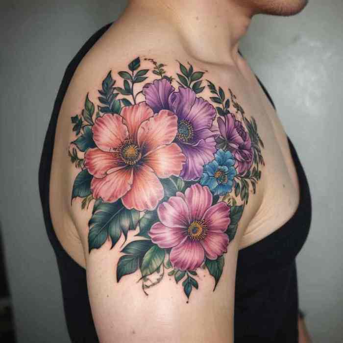 Birth Flowers tattoo