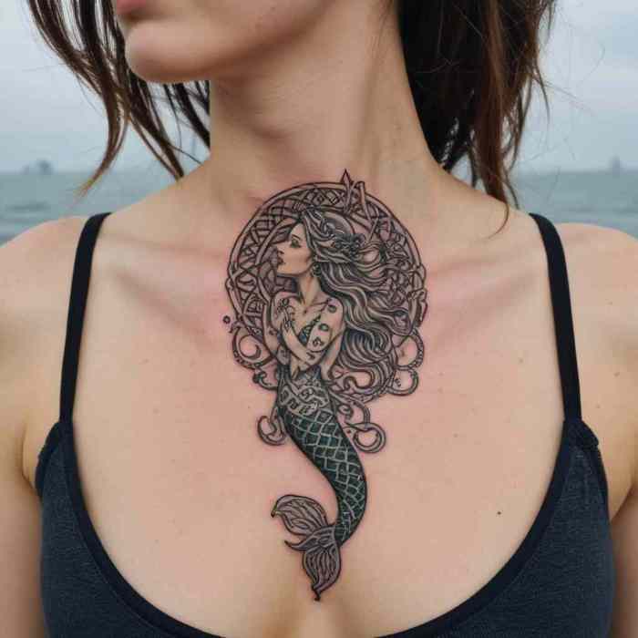Celtic Mermaid Tattoo