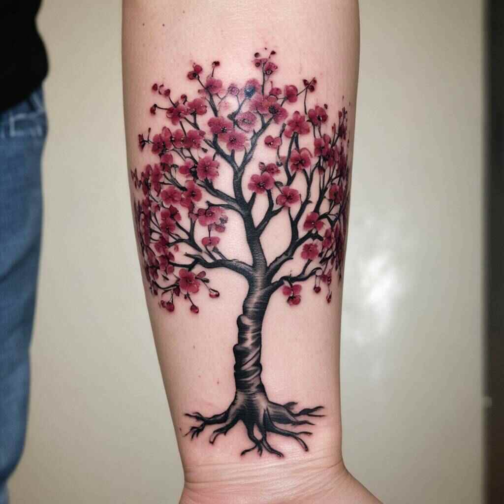 Cherry Tree Tattoo