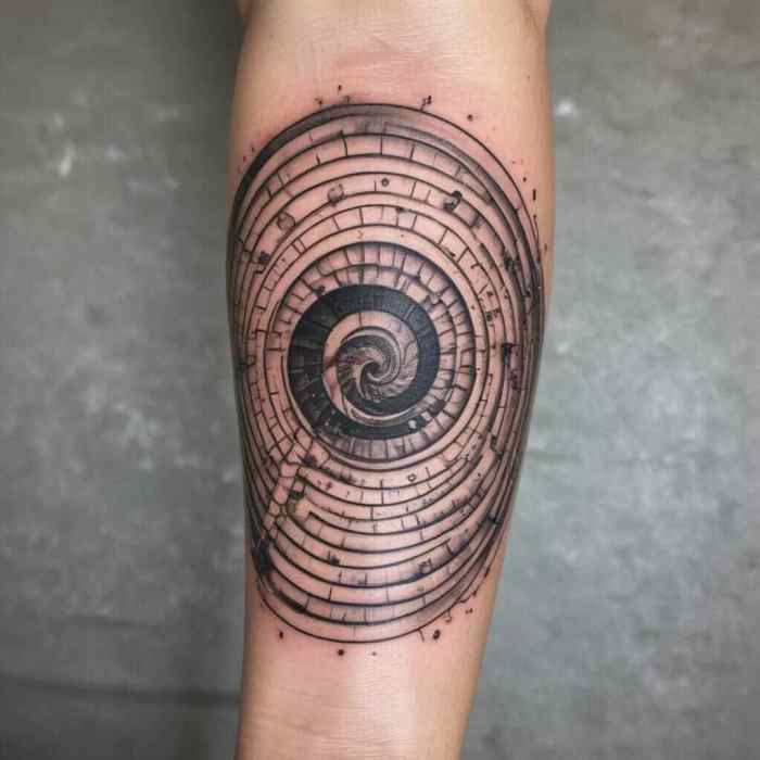 45 Striking Sacred Geometry Tattoos That Radiate Timeless Energy! 21 Fibonacci Sequence tattoo 1
