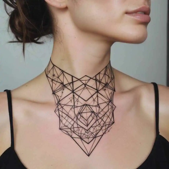 Geometric Framework Tattoo
