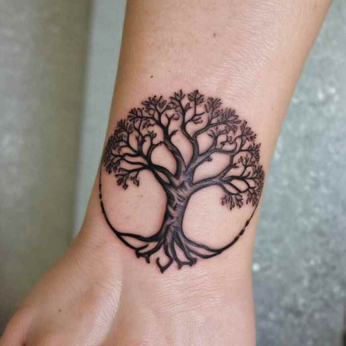 Infinity Tree tattoo