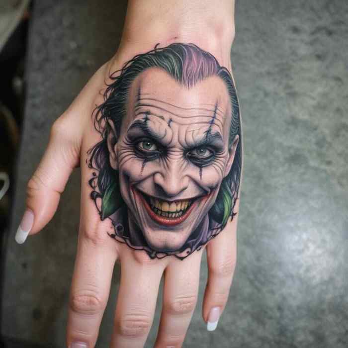 Jokers Hand Tattoo