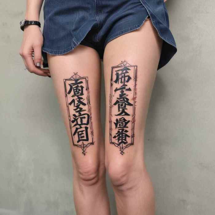 Kanji Elements tattoo