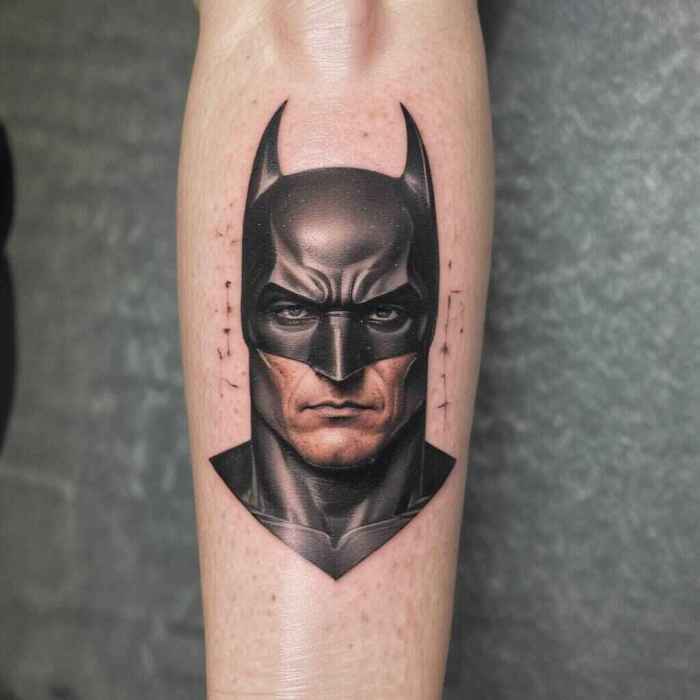 Michael Keaton Batman Tattoo