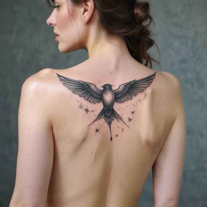 Migrating Swallows tattoo