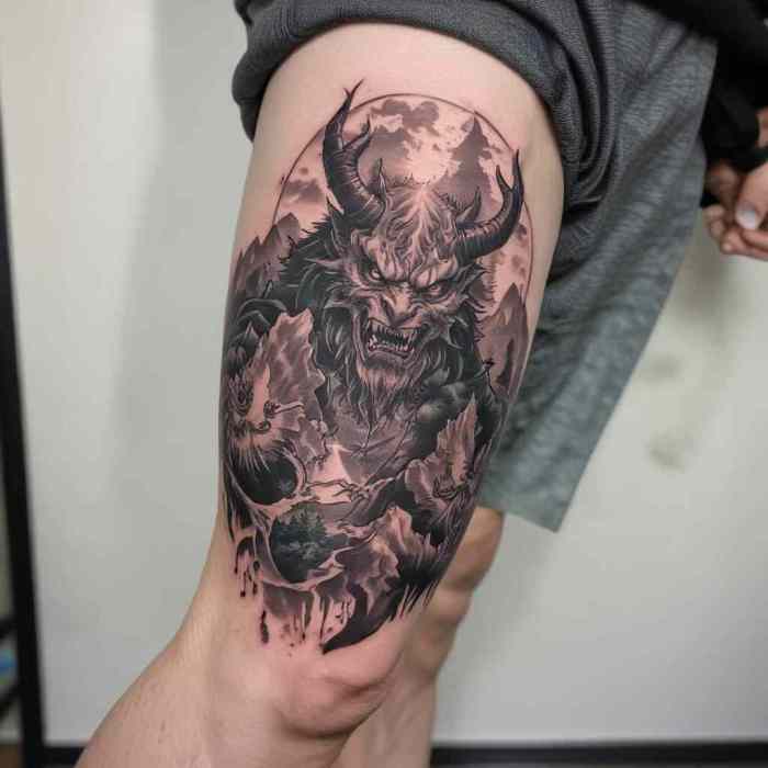 Mist and Mountains tattoo