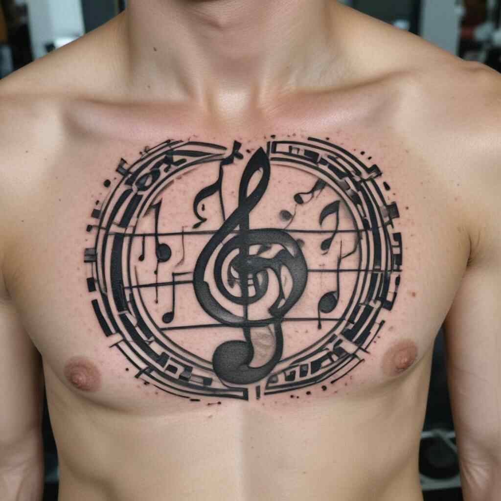 42 Charming Tiny Tattoos Behind the Ear That Carry Deep Meaning 40 Music Note Tattoo