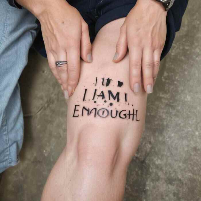 Negative Space tattoo