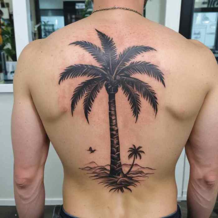 Palm Tree tattoo 1