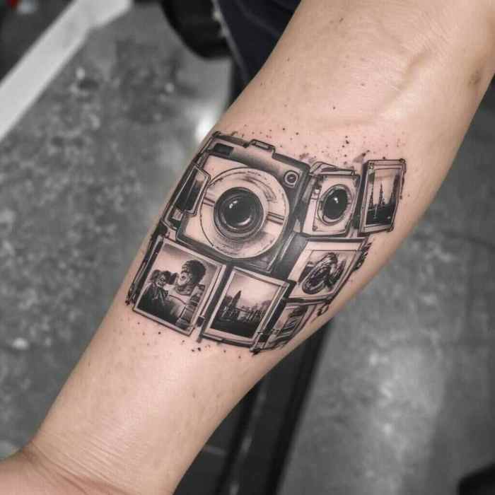 Polaroid Frames tattoo