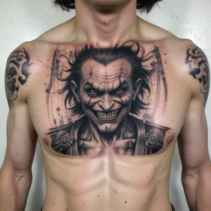 Samurai Joker tattoo