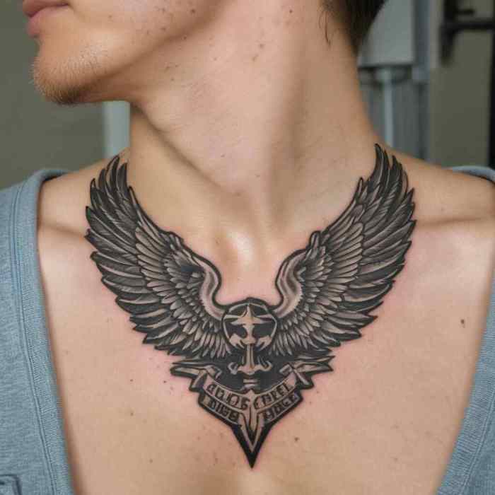 Scout Regiment Wings of Freedom tattoo