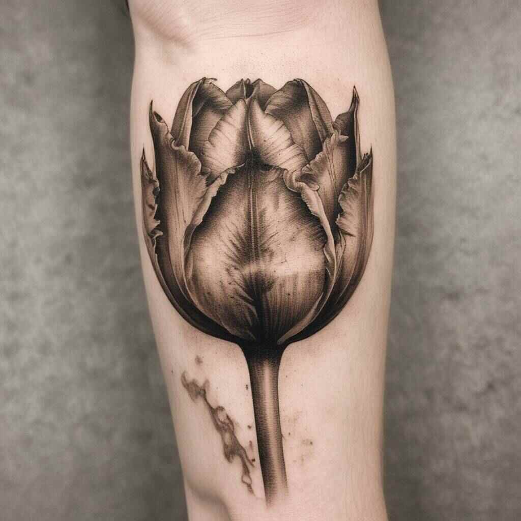 41 Tulip Tattoo Designs That Bloom with Unique Beauty