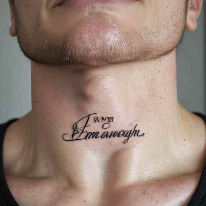 Simple Script Tattoo