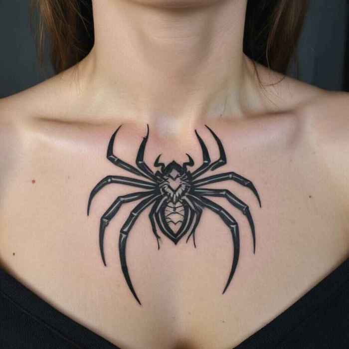Spider Logo from Classic Suit Tattoo