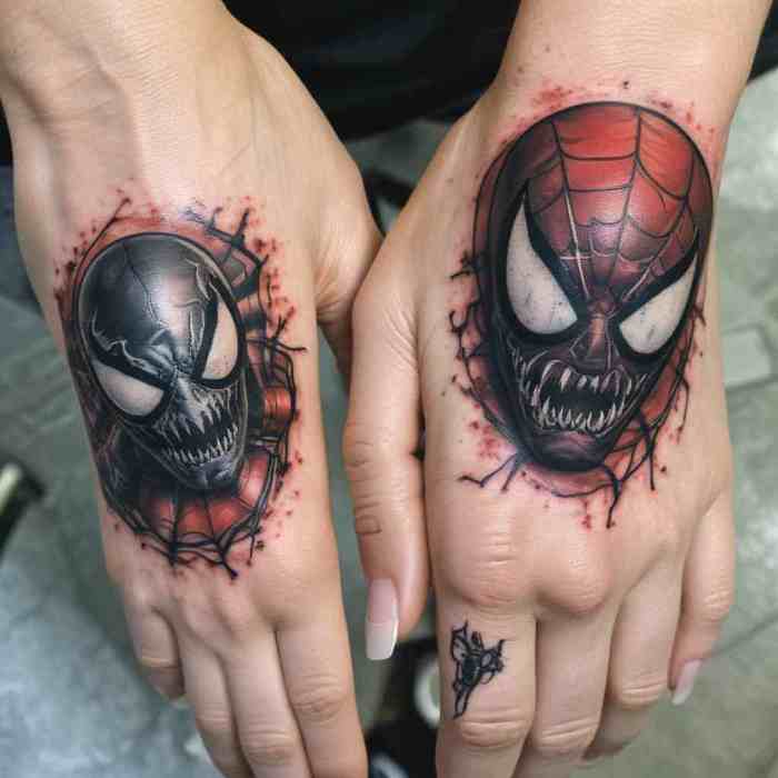 Spider Man vs. Venom Battle Scene