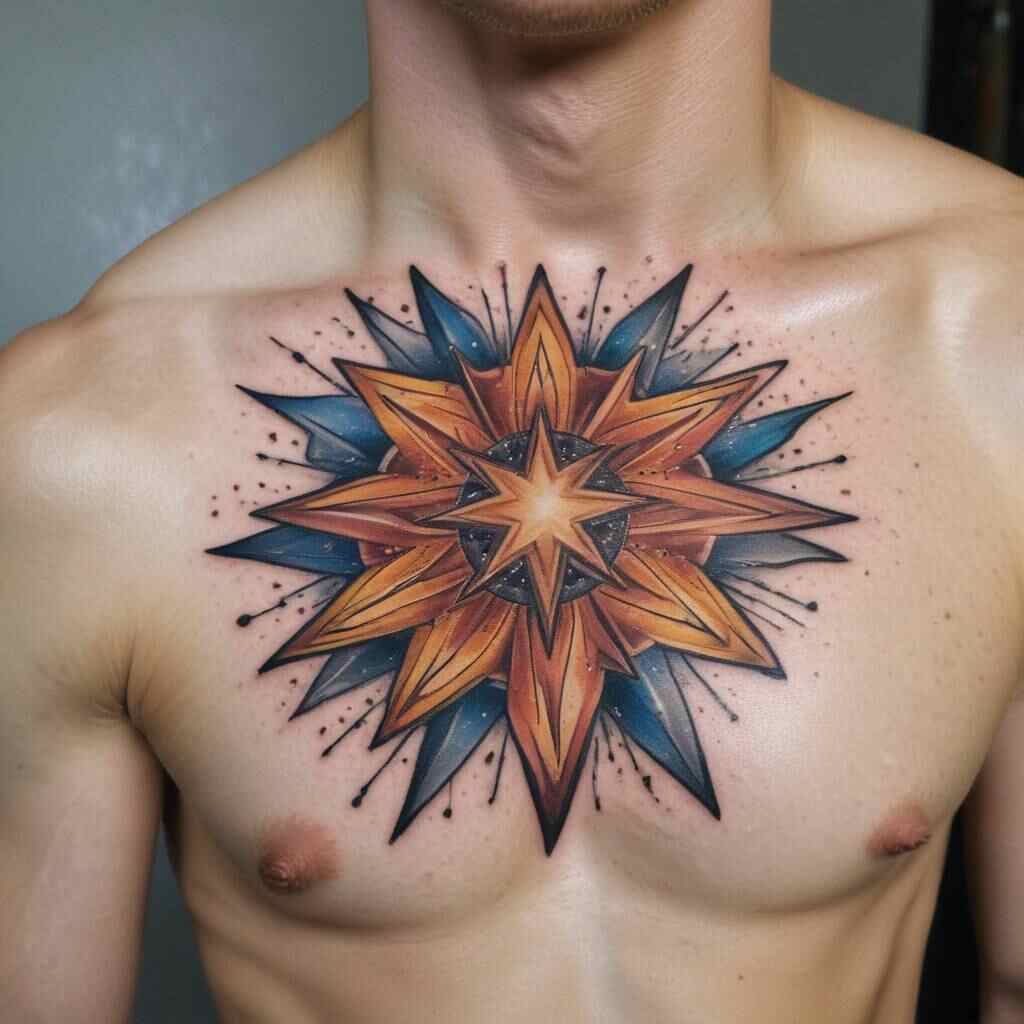 Starburst Tattoo 1
