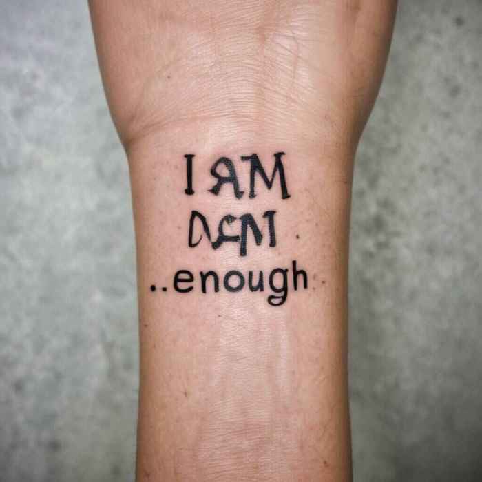 Subtle Shadow Tattoo