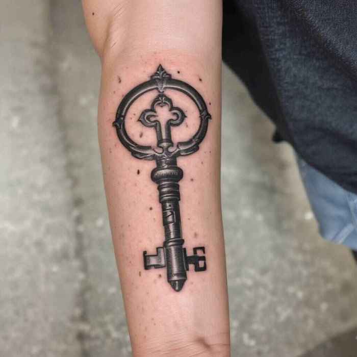 The Key to the Basement tattoo