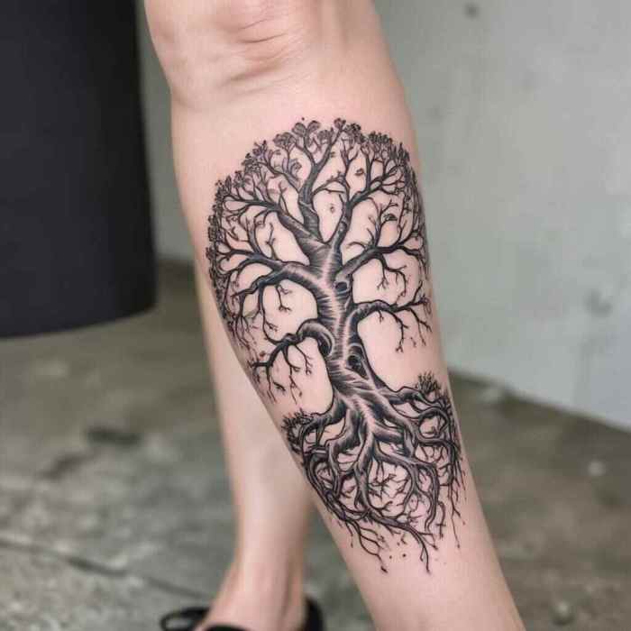Tree Roots tattoo