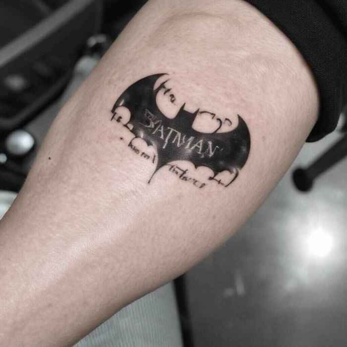 Why Do We Fall Quote Batman tattoo