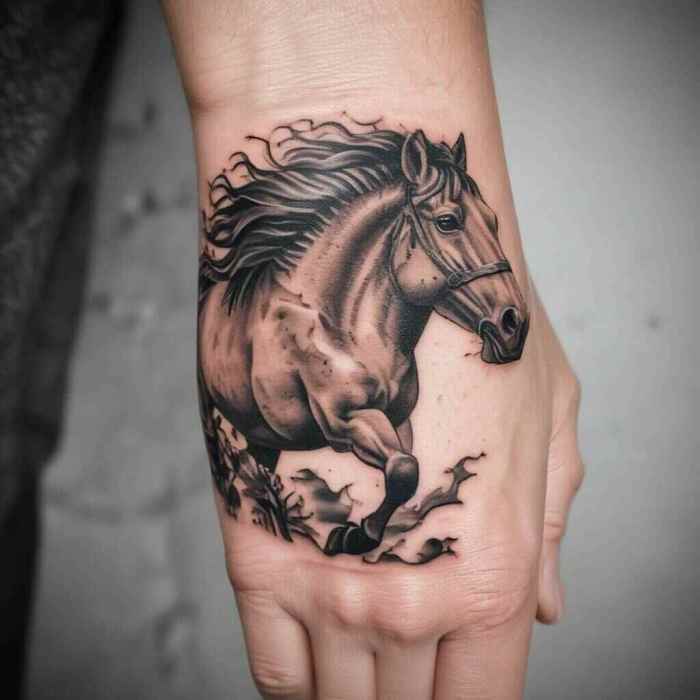 Wild Mustang Tattoo